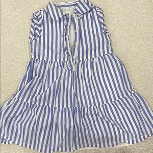 GAP Blue and White Striped Kids Dress